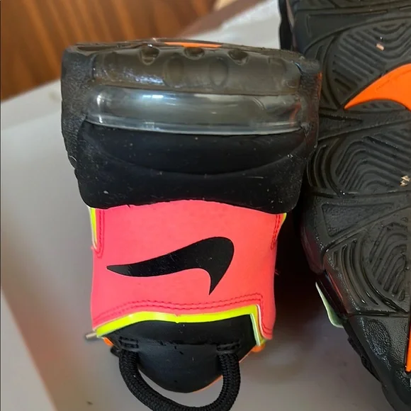 Nike Air More Uptempo Hot Punch Woman 6.5 Men/kid 5. (Worn once indoors) - Picture 8 of 13